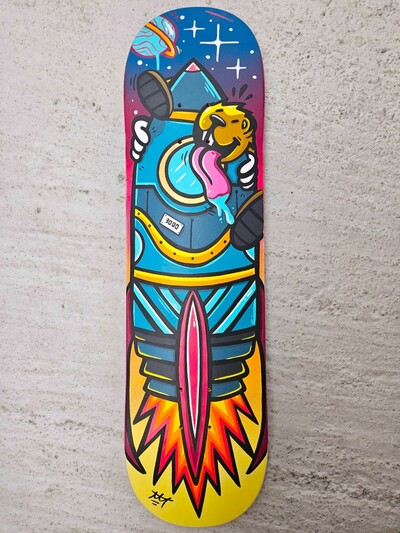 Art Skateboard by Topo "Solar Ascent"