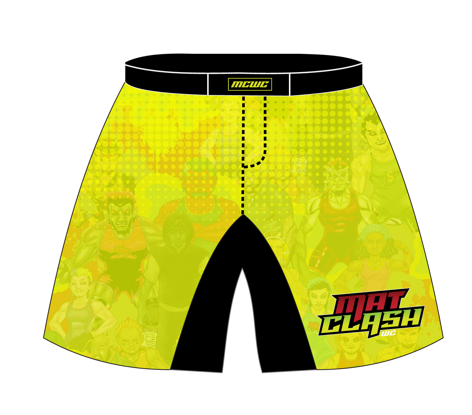 Mat Clash WC fight shorts