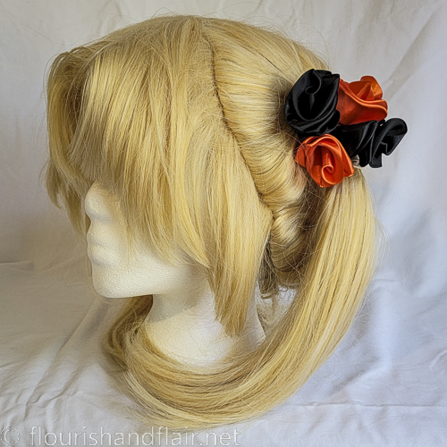 Halloween flower hair band