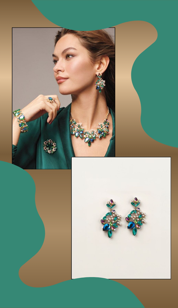 Prismatic Majesty Drop Earrings