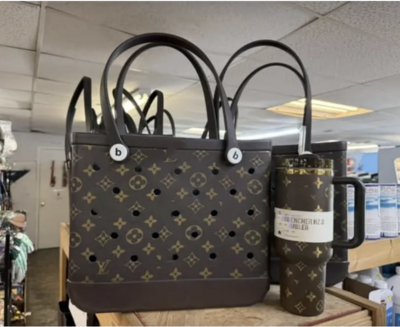 Waterproof Jelly Tote Bogg Bag & tumbler set