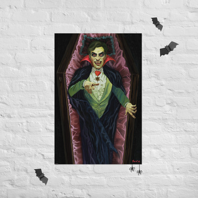 Bobby the Autistic Dracula 24X36 Poster - RISE AND SHINE