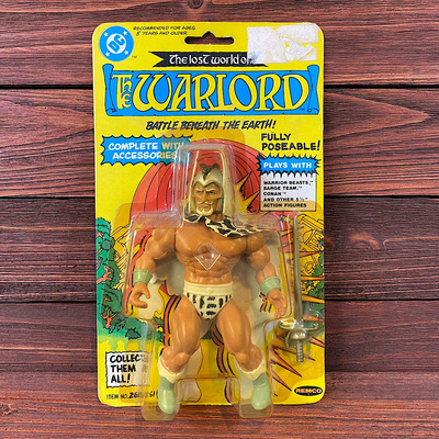 Vintage remco warlord figure (carded)
