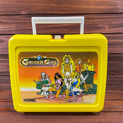 Vintage “golden girl” lunchbox (no thermos)
