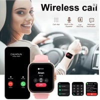 Sports Smartwatch Bluetooth Call Fitness Tracker for Android & iPhone – Touch Dial, Music Control, Sports Watches (Grey, Silver, Pink, Black) - Thumbnail 3