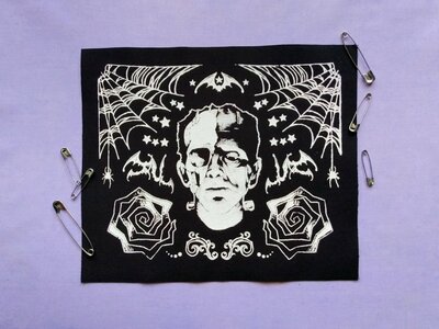 Zombie Frankenstein Horror Punk Sew-on Patch Sets