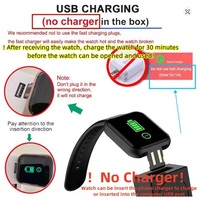 Y68 Smart Watch for Women & Men – Bluetooth Fitness Tracker, Music Player, Sleep Monitor, Sport Bracelet Wristwatch (White, Black, Pink) - Thumbnail 1