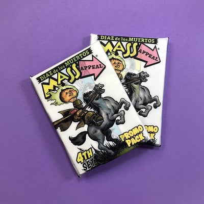 Mass appeal (set 4) 2-pack promo trading cards by art of luis diaz - Thumbnail 3