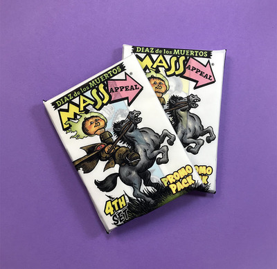 Mass Appeal (Set 4) 2-Pack Promo Trading Cards by Art of Luis Diaz