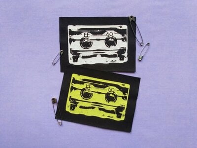 Cassette Tapes Punk Sew-on Patches