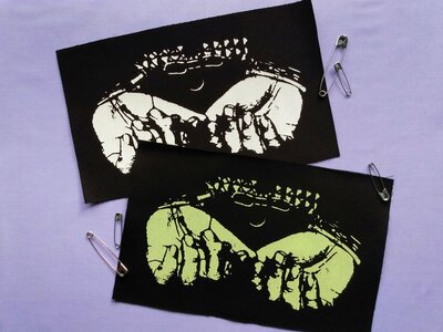 Handcuffs Punk Sew-on Patches