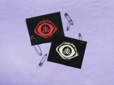Satanic LaVeyan Eye Metal Punk Sew-on Patches