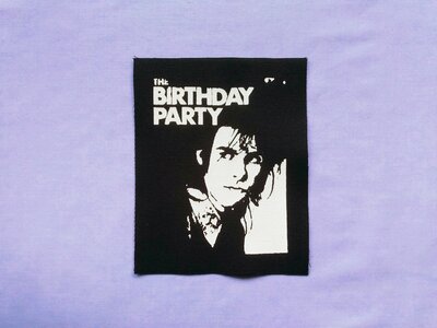 Nick Cave The Birthday Party Goth Post Punk Sew-on Patches