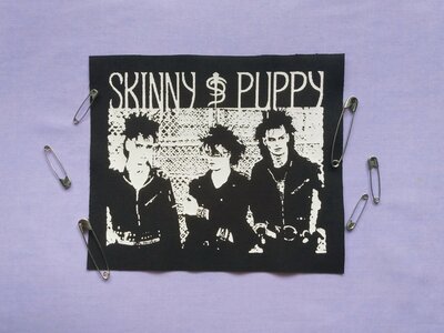 Skinny Puppy Goth Post Punk Sew-on Patches