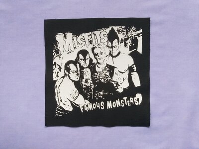 The Misfits Famous Monsters Horror Punk Sew-on Patches