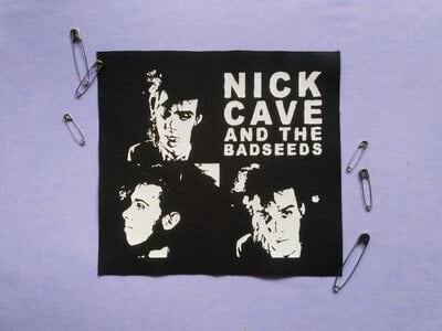 Nick Cave and the Bad Seeds Goth Punk Sew-on Patches