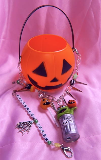 Halloween Trash Bag Charm Chain