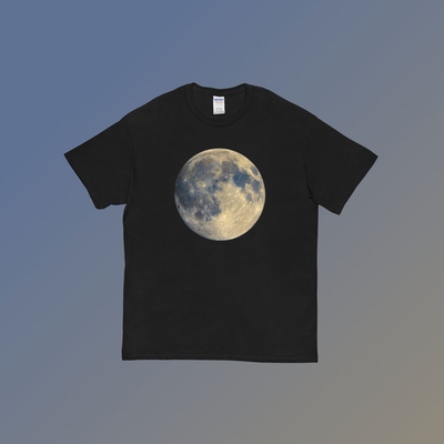 Full Moon T Shirt Black