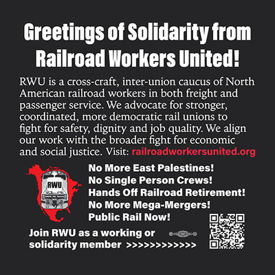 LARGE STICKER: "Join RWU: The Rank & File in Action!" (choose desired amount from drop-down menu)