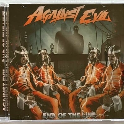 Against evil - end of the line (new 2021 cd from scorpion metal - billy sheehan guest on bass) - Thumbnail 2