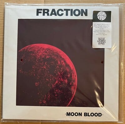 FRACTION - Moon Blood (Brand New Reissue of Super Rare 1971 Heavy Psych LP from RidingEasy - Special Die Cut Cover)