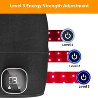 Red Light Therapy Infrared Knee Pad β 56-LED Fever & Exercise Therapy Lamp for  Muscle Recovery, Joint Health - Thumbnail 3