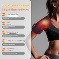 Infrared Therapy Light Strip – Portable Red Light Physical Therapy Belt for Pain Relief & Muscle Recovery (Black) - Thumbnail 1