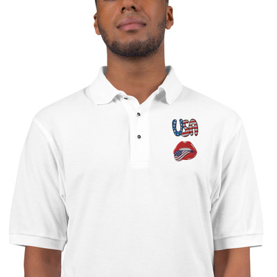 USA Men's Premium Polo