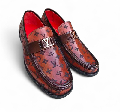 Crafted Leather Genuine Leather Moccasin Loafer Dress Shoes