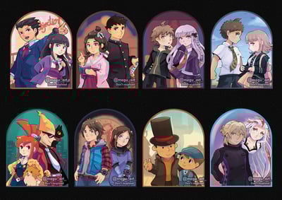 Mystery duos keychains