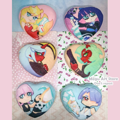 Panty and Stocking plush badges