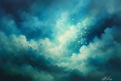 Where Light Breathes Abstract