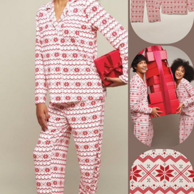 Womans holiday pj set - Thumbnail 5