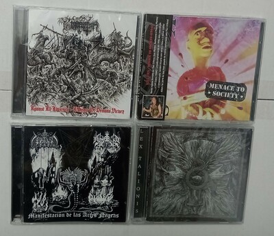 GLORIFICATION, KILLERS , KULT OF EBLIS/HUNAB KU, LEX TALIONIS Cds