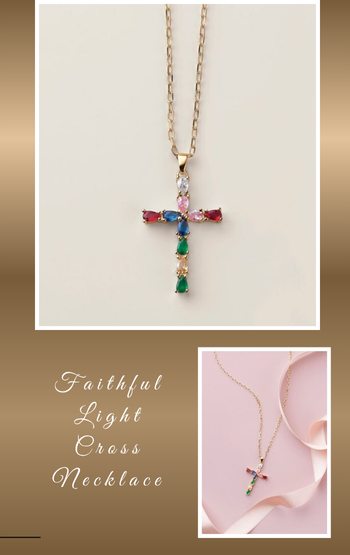 Faithful Light Cross Necklace