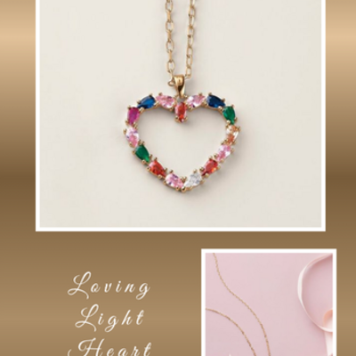 Loving light heart necklace - Thumbnail 4
