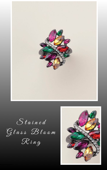 Stained Glass Bloom Ring