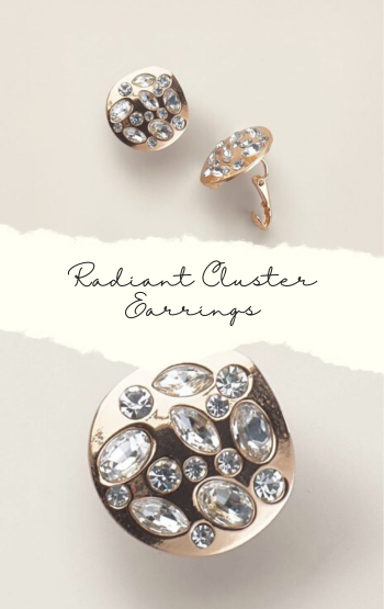 Radiant Cluster Earrings