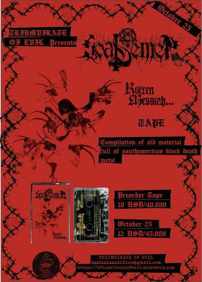 GOAT SEM EN " Rotten Messiah" Tape