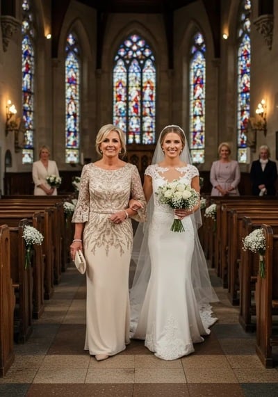 Luxury Mother of the Bride Dresses Sleeves