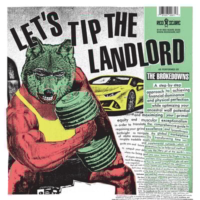 The Brokedowns "Let's Tip The Landlord" LP CCCP 267-1