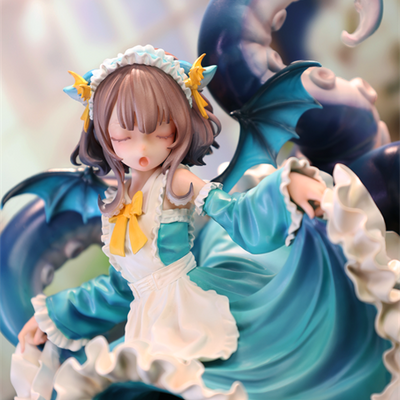 Bishoujo arttoy by weartdoing "sleeping beauty-cthulhu girl-phantom blue" - Thumbnail 3