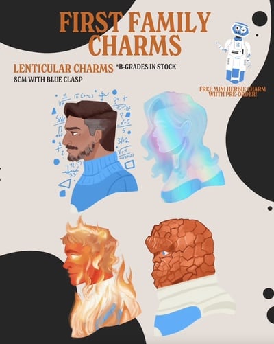 First Family Lenticular Charms