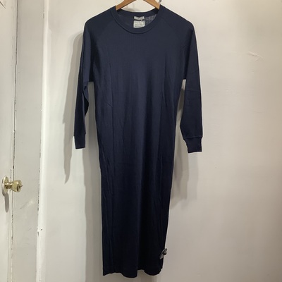 Comme des Garçons navy dress late70s - early 80s