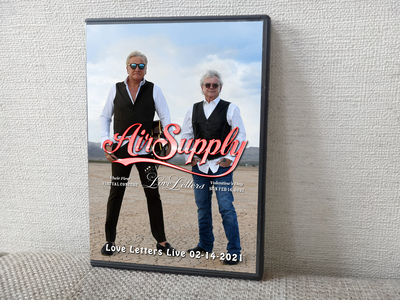 AIR SUPPLY Love Letters Live 02.14.2021 DVD