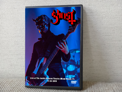 GHOST Live at The Jackie Gleason Theater,Miami Beach, FL 11.24.2018 DVD