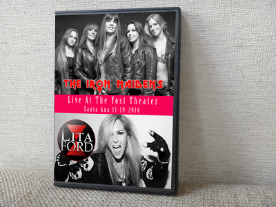 THE IRON MAIDENS & LITA FORD Live At The Yost Theater, Santa Ana 11.19.2016 DVD