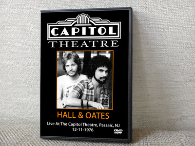 HALL & OATES Live At The Capitol Theatre, Passaic, NJ 12.11.1976 DVD