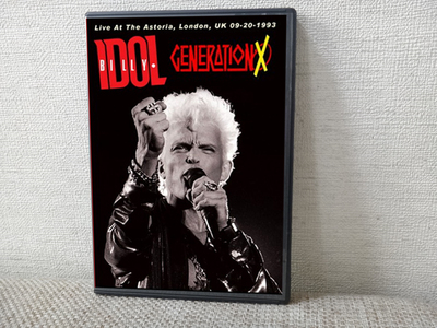 BILLY IDOL AND GENERATION X Live At The Astoria, London, UK 09.20.1993 DVD