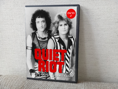 QUIET RIOT Live & Media Collection 1979 - 1989 DVD